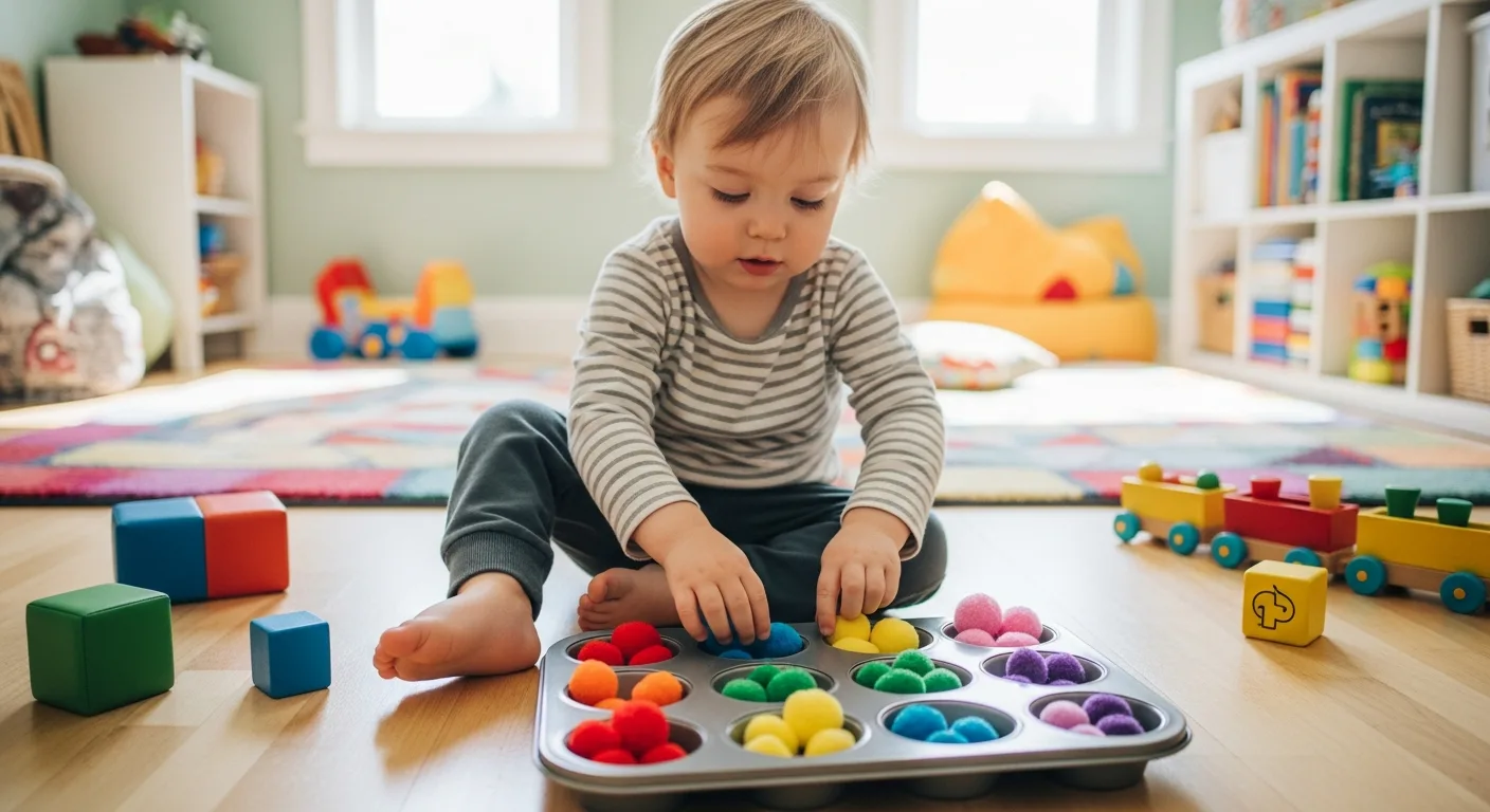 color sorting activities for toddlers learning through play