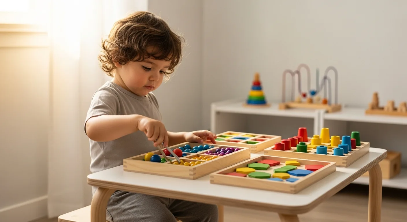 authentic Montessori activities for toddlers at home