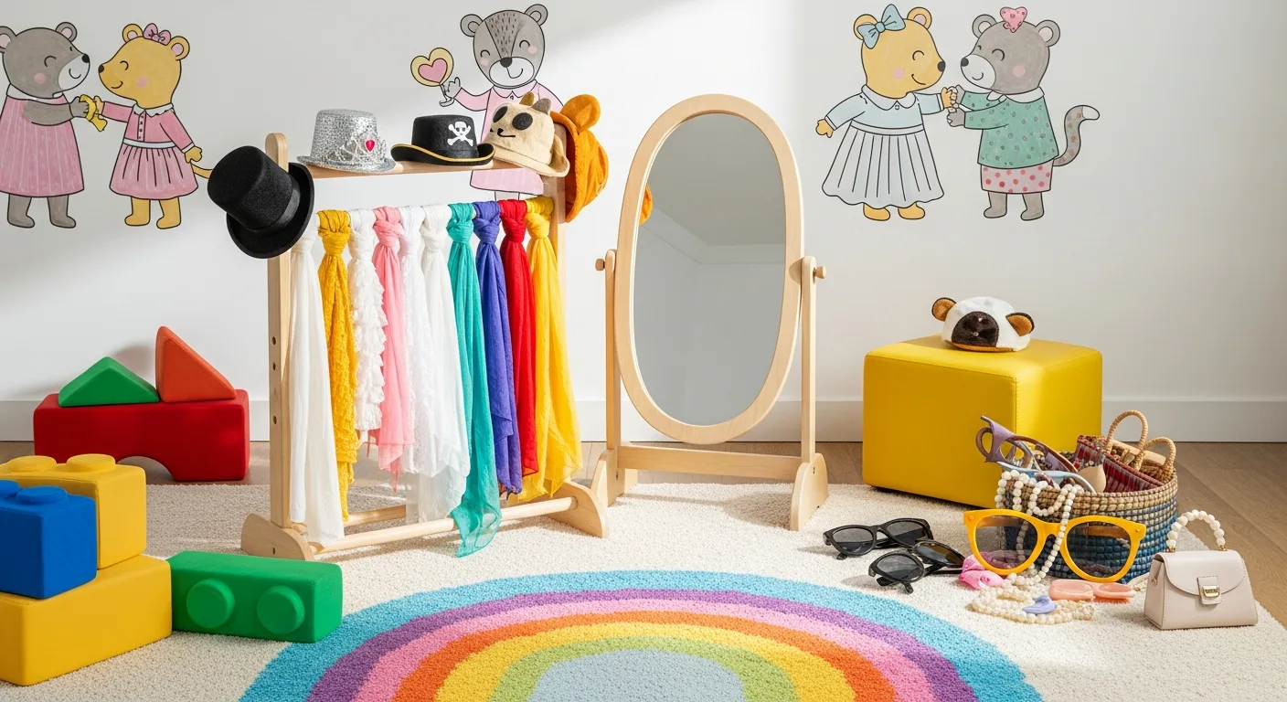 toddler dramatic play and dress up zone