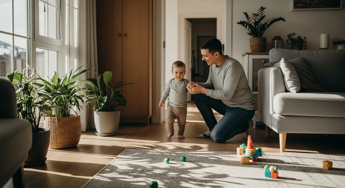 toddler transitioning between activities